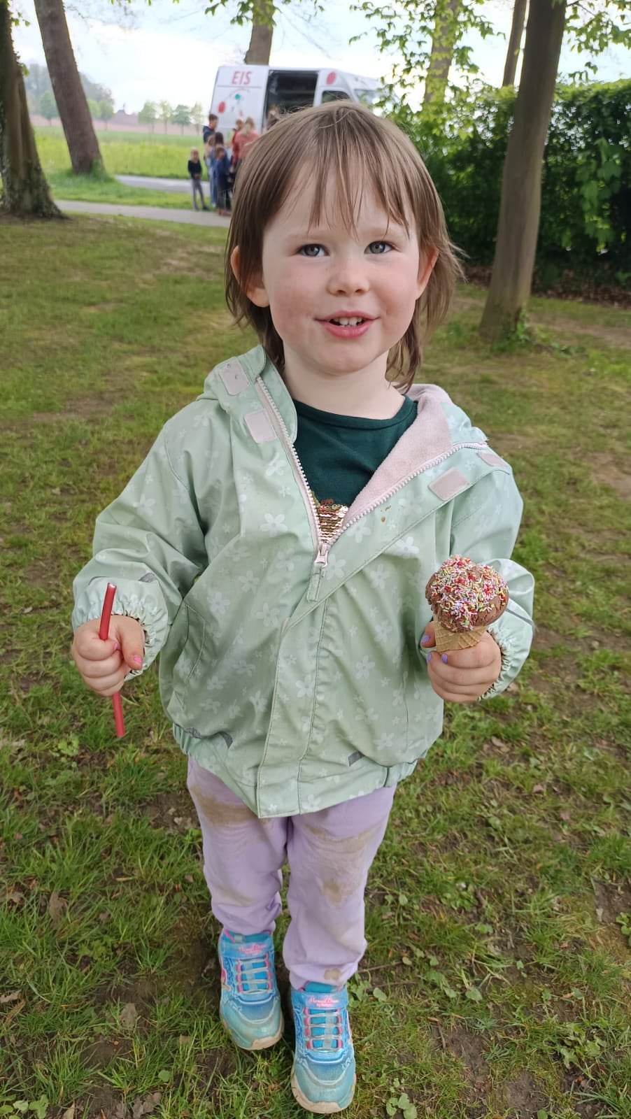 Original Foto eines Kindes